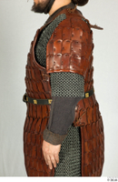  Photos Medieval Soldier in leather armor 6 Medieval clothing Medieval soldier chainmail armor chest armor leather gambeson upper body 0003.jpg